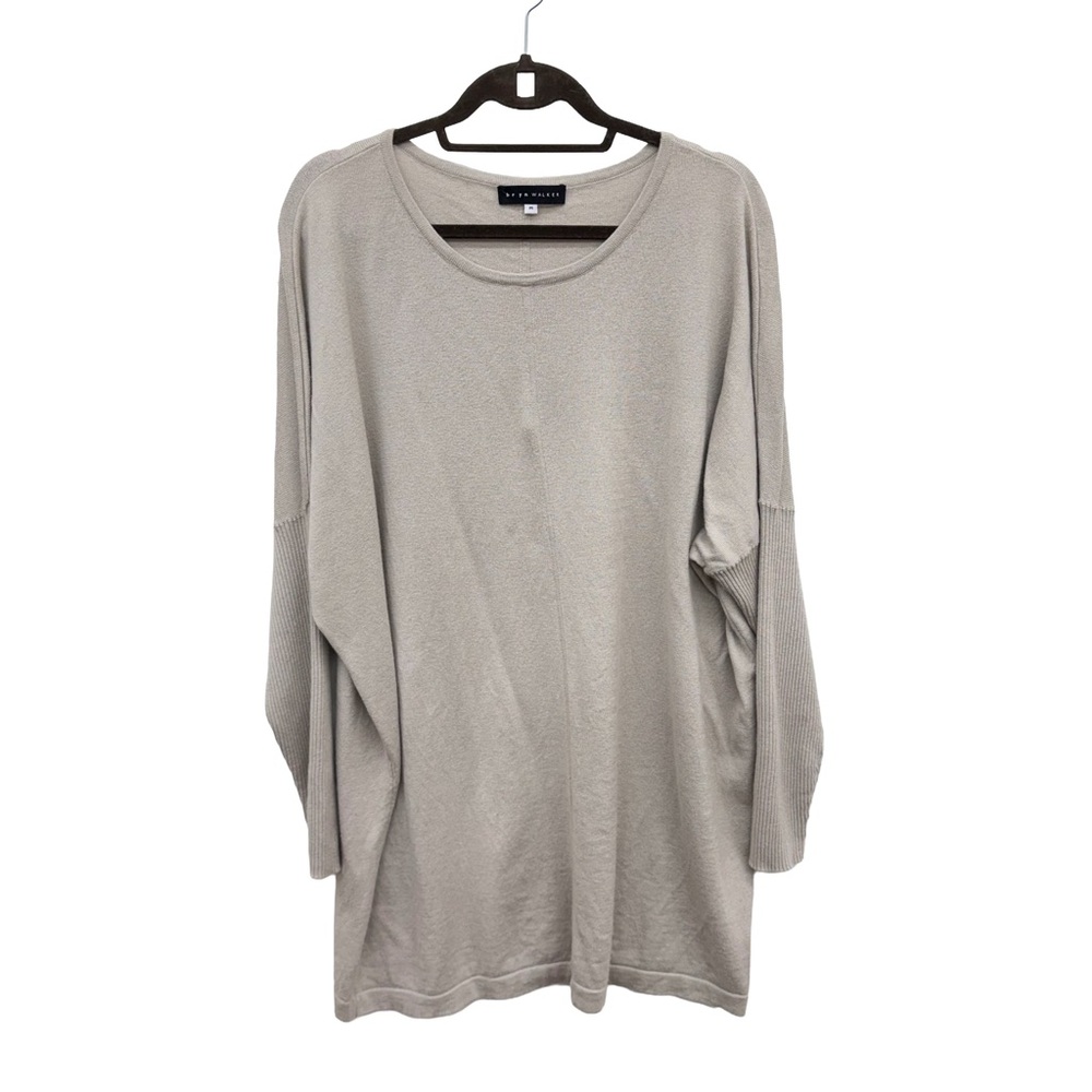 Bryn Walker Taupe Cashmere Blend Sweater